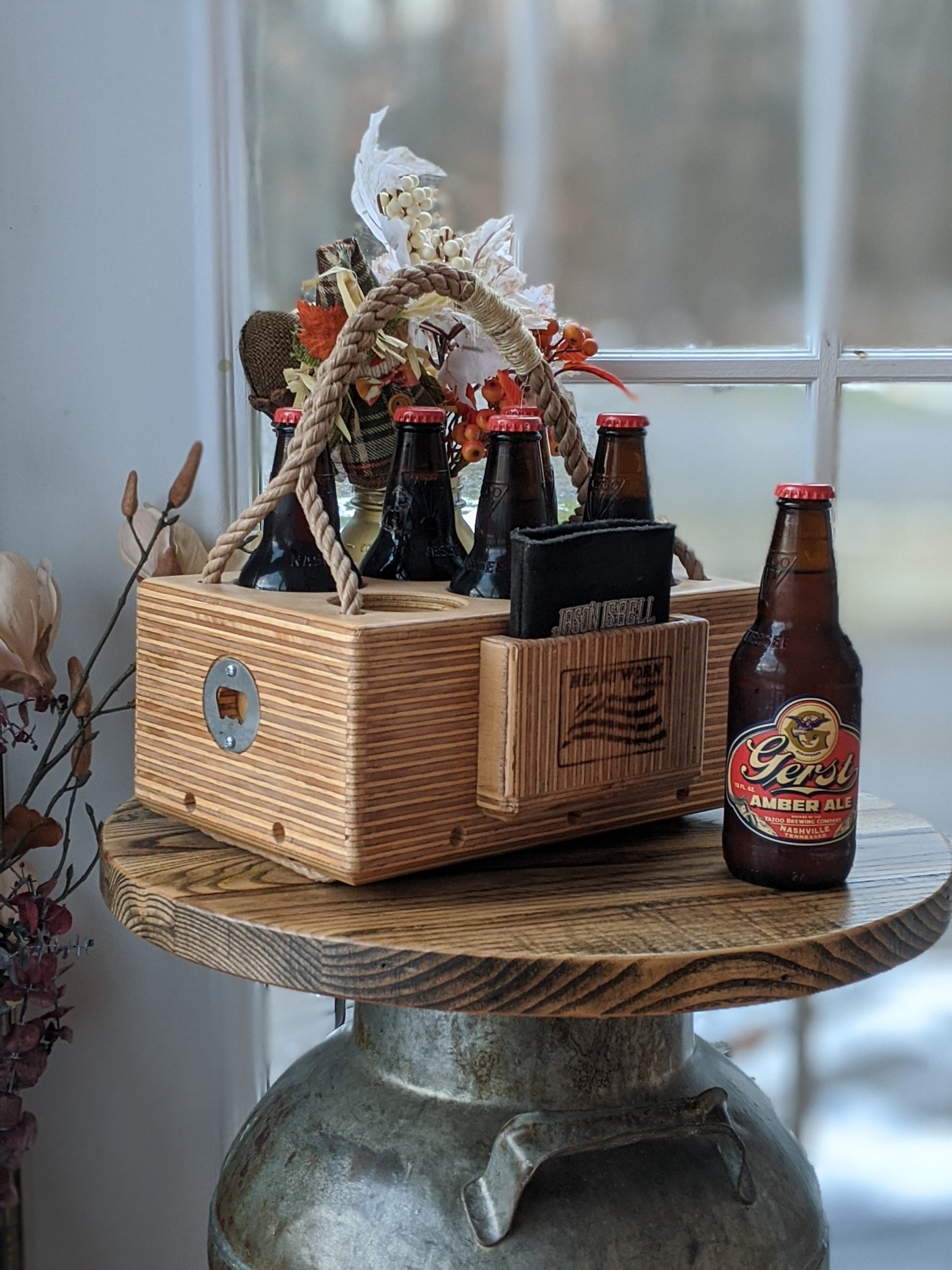 End Grain Beer/Soda Tote