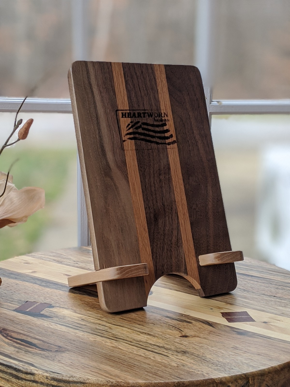 Walnut Tablet Stand